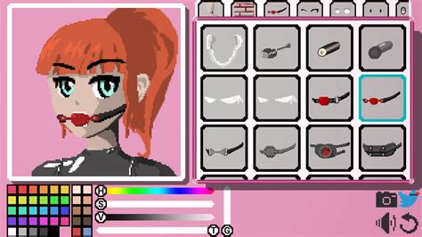 nsfw character maker|Kinky Pixel Avatar Maker by Kuchiko .